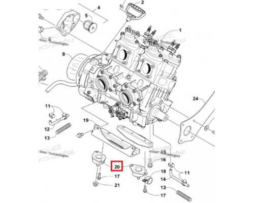 SM-09566 SPI Подушка Двигателя Для Arctic Cat 0708-587, 0708-658