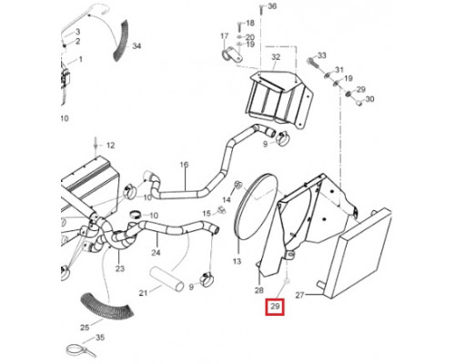 SM-12511 SPI Втулка Резиновая Системы Охлаждения Для Ski Doo 293720053, 709000582