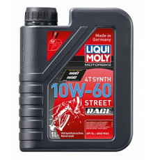 1525 LIQUI MOLY Синтетическое моторное масло для мотоциклов 4Tактное Motorbike Synth Street Race 10W-60 1 литр