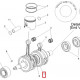 UP-09014 SPI Подшипник Коленвала Для Polaris 3090283, 3514363, 3514494, 3513508