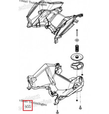 508001279 Воздуховод Черный Для Ski Doo