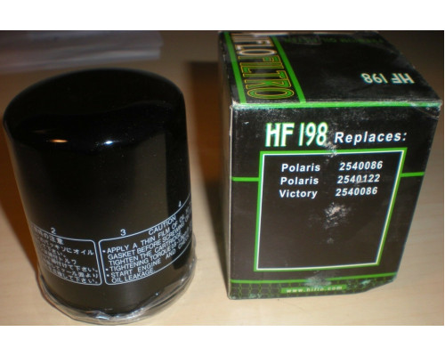 HF198 Hiflo Filtro Масляный Фильтр Для Polaris FRONTIER 2540086, 2540006, 2540122