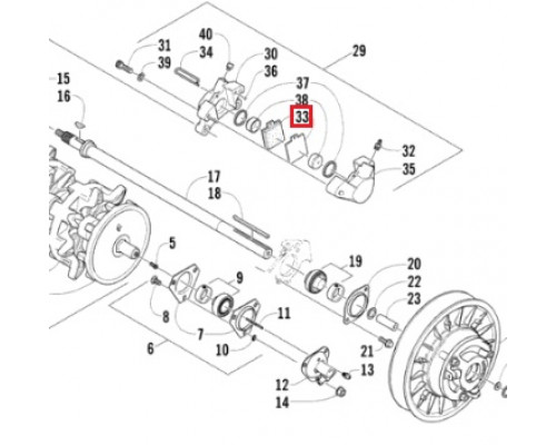 1702-429 Тормозные Колодки Для Arctic Cat