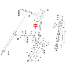 1705-405 Внутренний Вал Рулевой Колонки Для Arctic Cat M800