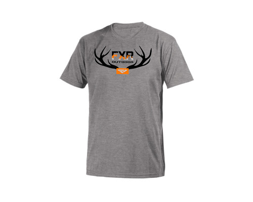 Футболка FXR Antler Grey/Heather/Orange 202075-0730 