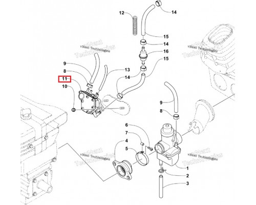 SM-07321 SPI Бензонасос Для Arctic Cat 1670-262