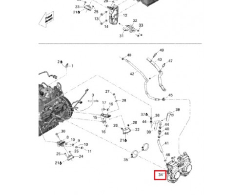 SM-07601 SPI Ремкомплект Карбюратора Mikuni Для Ski Doo 800 403138806, 403138805