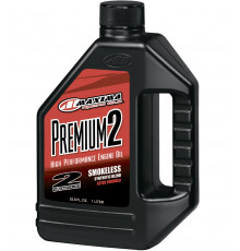 21901 MAXIMA RACING OILS Масло Моторное Двухтактное Полусинтетическое Premium 2 1 Литр