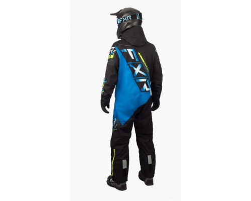 Комбинезон FXR CX без утеплителя Black/Blue/Hi Vis, L