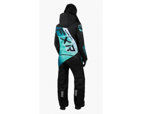 Комбинезон FXR CX F.A.S.T. с утеплителем Black/Mint Fade, 14