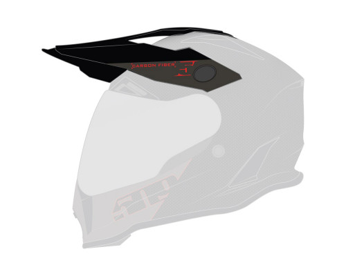 Козырек 509 Delta R3 Ignite Red