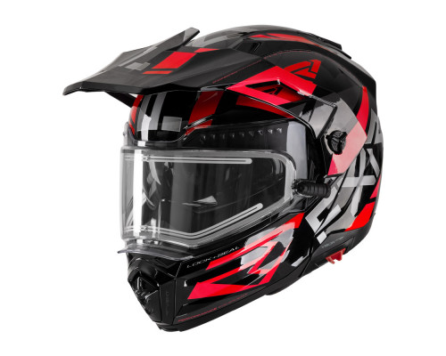 Шлем FXR Maverick X с подогревом Black/Red, M