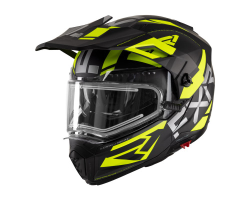 Шлем FXR Maverick X с подогревом Black/Hi Vis, M