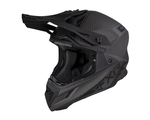 Шлем FXR HELIUM CARBON W/ AUTO BUCKLE Black, XS