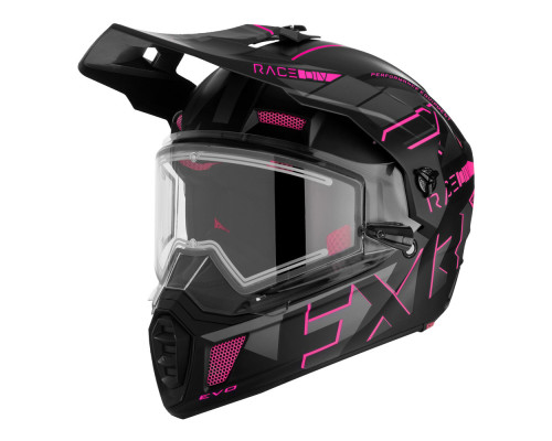 Шлем FXR Clutch X Evo с подогревом Electric Pink, 2XL
