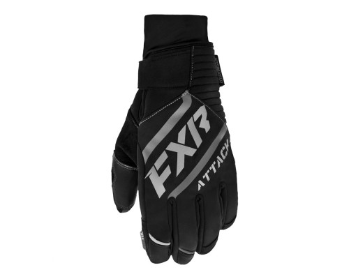 Перчатки FXR ATTACK с утеплителем Black, 2XL