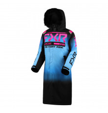 Пальто FXR Warm-Up Black-Blue Fade/E Pink Fade, M