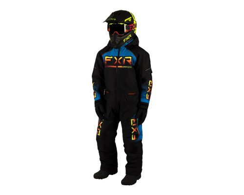 Комбинезон FXR Recruit Black/Blue/Inferno, 8