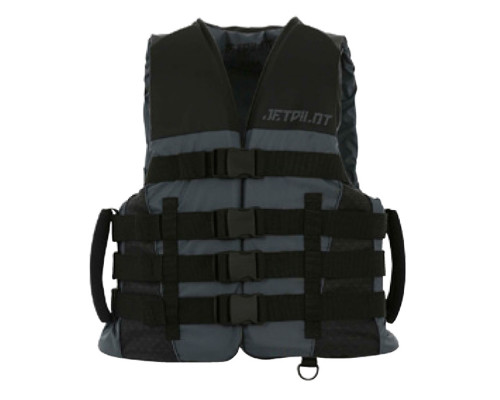 Жилет спасательный JetPilot Strike ISO 50N Nylon w. Super Grip Black, S/M