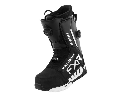 Ботинки FXR Pro-Cross Dual Boa Black/White, 12
