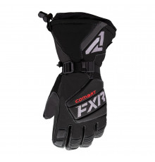 Перчатки FXR Leather Gauntlet с утеплителем Black, M