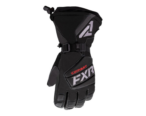 Перчатки FXR Leather Gauntlet с утеплителем Black, M