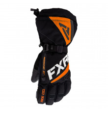 Перчатки FXR Fuel с утеплителем Black/Orange, M