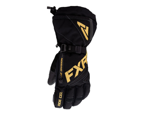 Перчатки FXR Fuel с утеплителем Black/Gold, S