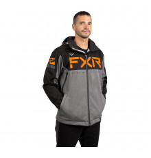 Кофта FXR Helium Ride без утеплителя Grey Heather/Orange, L