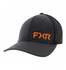 Бейсболка FXR Evo Char Heather/Orange, L/XL