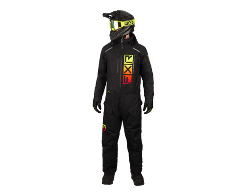 Комбинезон FXR Recruit F.A.S.T. с утеплителем Black/Sherbert, M