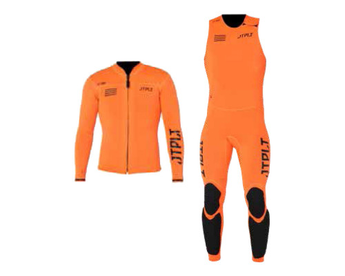 Комплект гидрокостюм и гидрокуртка  Jetpilot RX Vault Race Orange, XS