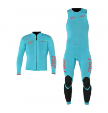 Комплект гидрокостюм и гидрокуртка  Jetpilot RX Vault Race Blue, XS