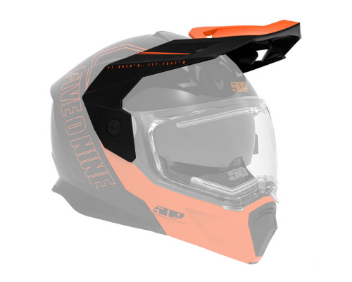 Козырек 509 Delta R4 Orange, ONE SIZE FITS ALL