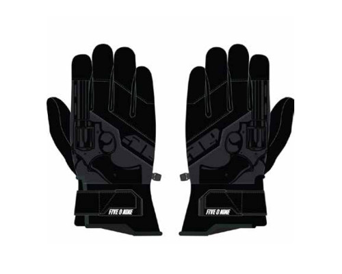 Перчатки 509 Freeride с утеплителем Black Revolver, SM