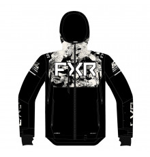 Куртка FXR Helium X 2-в-1 Black/White Camo, L