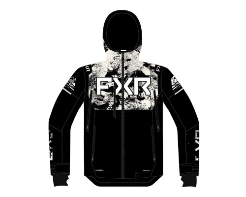 Куртка FXR Helium X 2-в-1 Black/White Camo, L