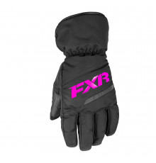 Перчатки FXR Octane с утеплителем Black/Fuchsia, S