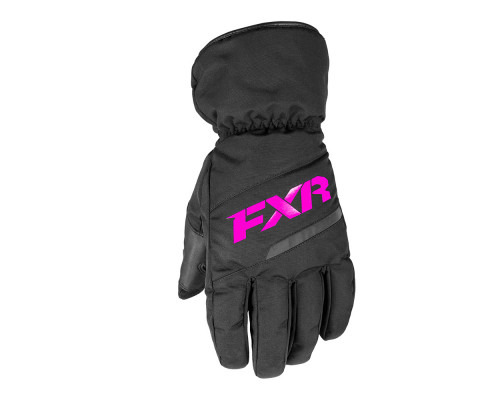 Перчатки FXR Octane с утеплителем Black/Fuchsia, S