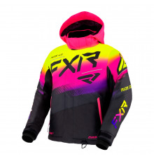 Куртка FXR Boost с утеплителем Black/Neon Fusion, 16