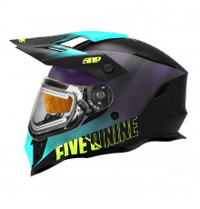 Шлем с подогревом визора 509 Delta R3 Ignite Galaxy Teal Purple, XS