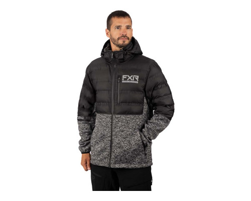 Куртка FXR Excursion Hybrid Quilted Black/Grey Hthr, 2XL