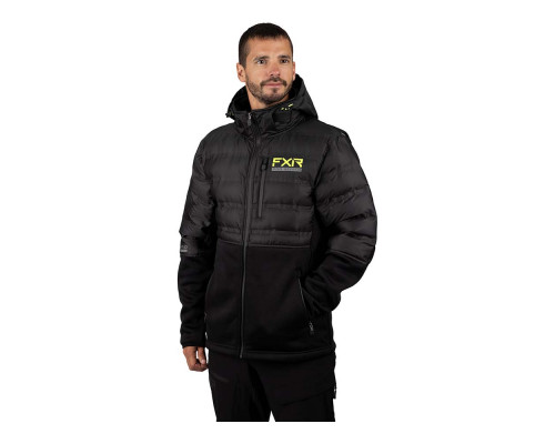 Куртка FXR Excursion Hybrid Quilted Black/Hi Vis, L
