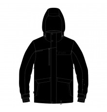 Куртка FXR Chute с утеплителем Stealth, M