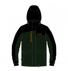 Куртка FXR Chute с утеплителем Black/Forest, M