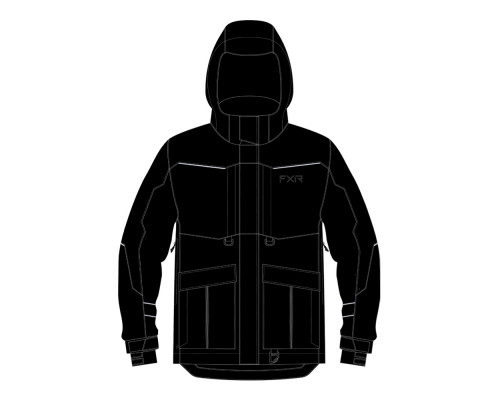 Куртка FXR Excursion с утеплителем Black, M