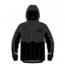 Куртка FXR Expedition Pro 2-in-1 с утеплителем Black/Asphalt, M