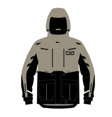 Куртка FXR Expedition Pro 2-in-1 с утеплителем Black/Stone, M