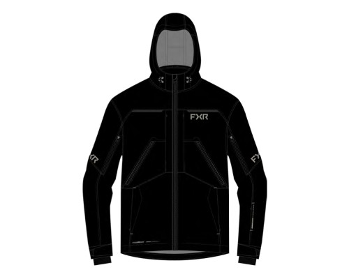 Куртка FXR Ridge Pro Trilaminate  с утеплителем Black, M