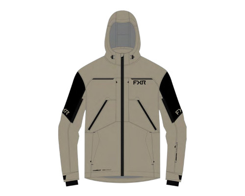 Куртка FXR Ridge Pro Trilaminate  с утеплителем Stone/Black, M